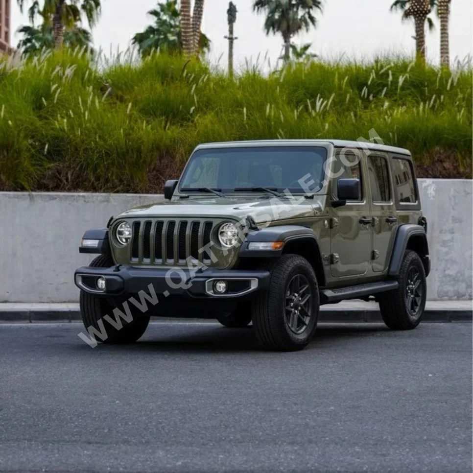 جييب  رانجلار  سبورت  2025  اوتوماتيك  0 كم  6 سلندر  دفع رباعي  اس يو في  أخضر  تحت الضمان