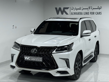 لكزس  ال اكس  570 اس  2020  اوتوماتيك  80,000 كم  8 سلندر  دفع رباعي  اس يو في  أبيض  تحت الضمان