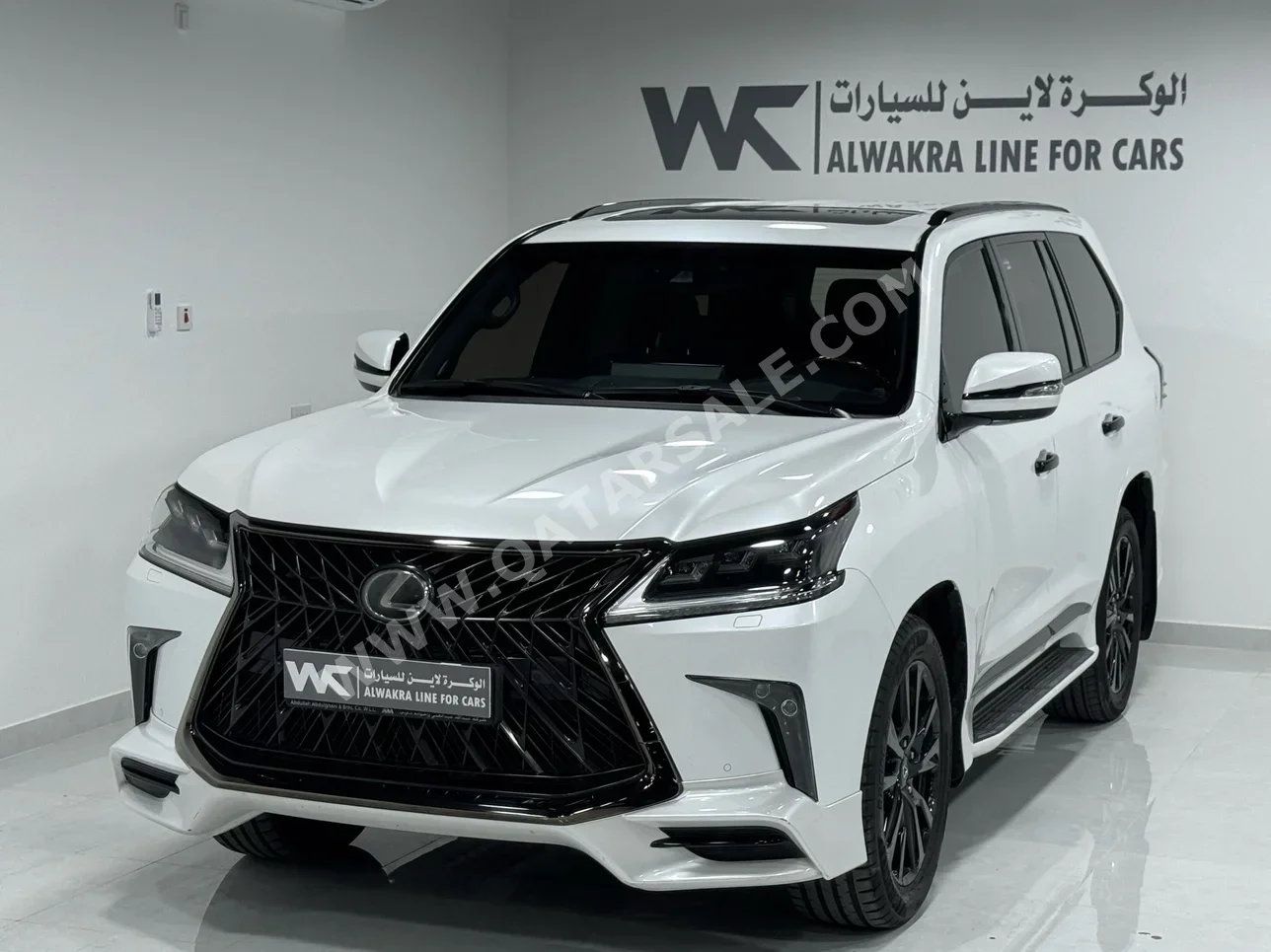 لكزس ال اكس 570 اس 2020 اوتوماتيك 80,000 كم 8 سلندر دفع رباعي اس يو في أبيض تحت الضمان