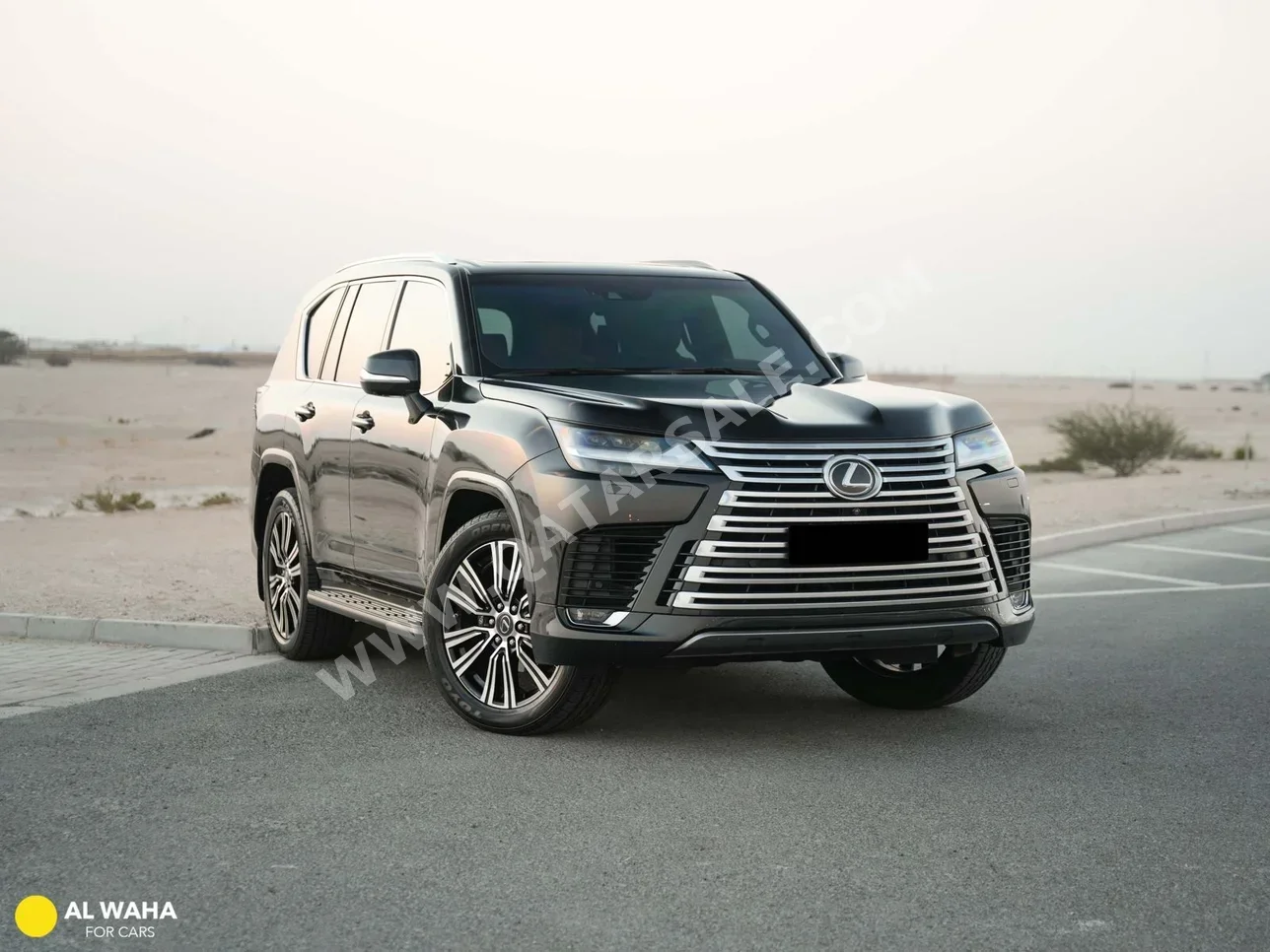 لكزس ال اكس 600 لكجري 2023 اوتوماتيك 45,250 كم 6 سلندر دفع رباعي اس يو في أسود تحت الضمان