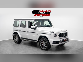 Mercedes-Benz  G-Class  63 AMG  2024  Automatic  8,068 Km  8 Cylinder  Four Wheel Drive (4WD)  SUV  White