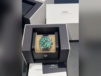 ساعات - آي دبليو سي شافهاوزن  - ساعات ميكانيكية  - أخضر  - ساعات رجالي