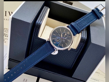 ساعات - آي دبليو سي شافهاوزن  - ساعات ميكانيكية  - أزرق  - ساعات رجالي