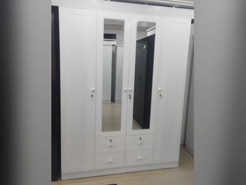 خزائن ودواليب الملابس والزينة - دوحة فيرنيتشر  - خزائن  - أبيض