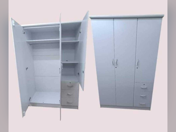 خزائن ودواليب الملابس والزينة - دوحة فيرنيتشر  - خزائن  - أبيض