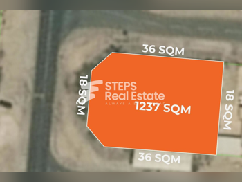 Lands For Sale in Al Khor  - Al Dhakira  -Area Size 1,237 Square Meter