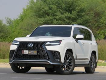 Lexus LX 600 F Sport 2023 Automatic 50,000 Km 6 Cylinder Four Wheel Drive (4WD) SUV White With Warranty