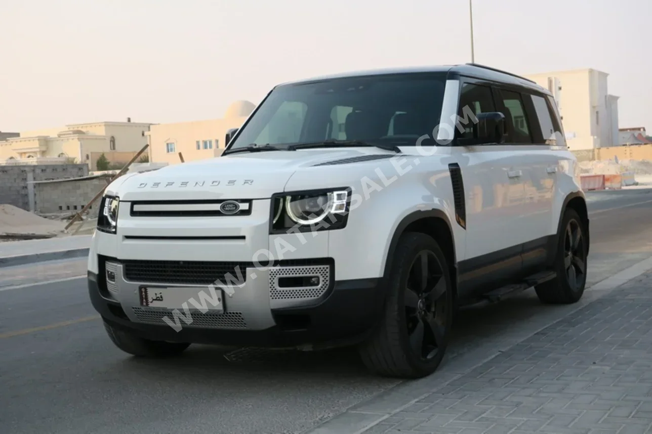 لاند روفر  ديفيندر  110  2023  اوتوماتيك  50,000 كم  4 سلندر  دفع رباعي  اس يو في  أبيض  تحت الضمان