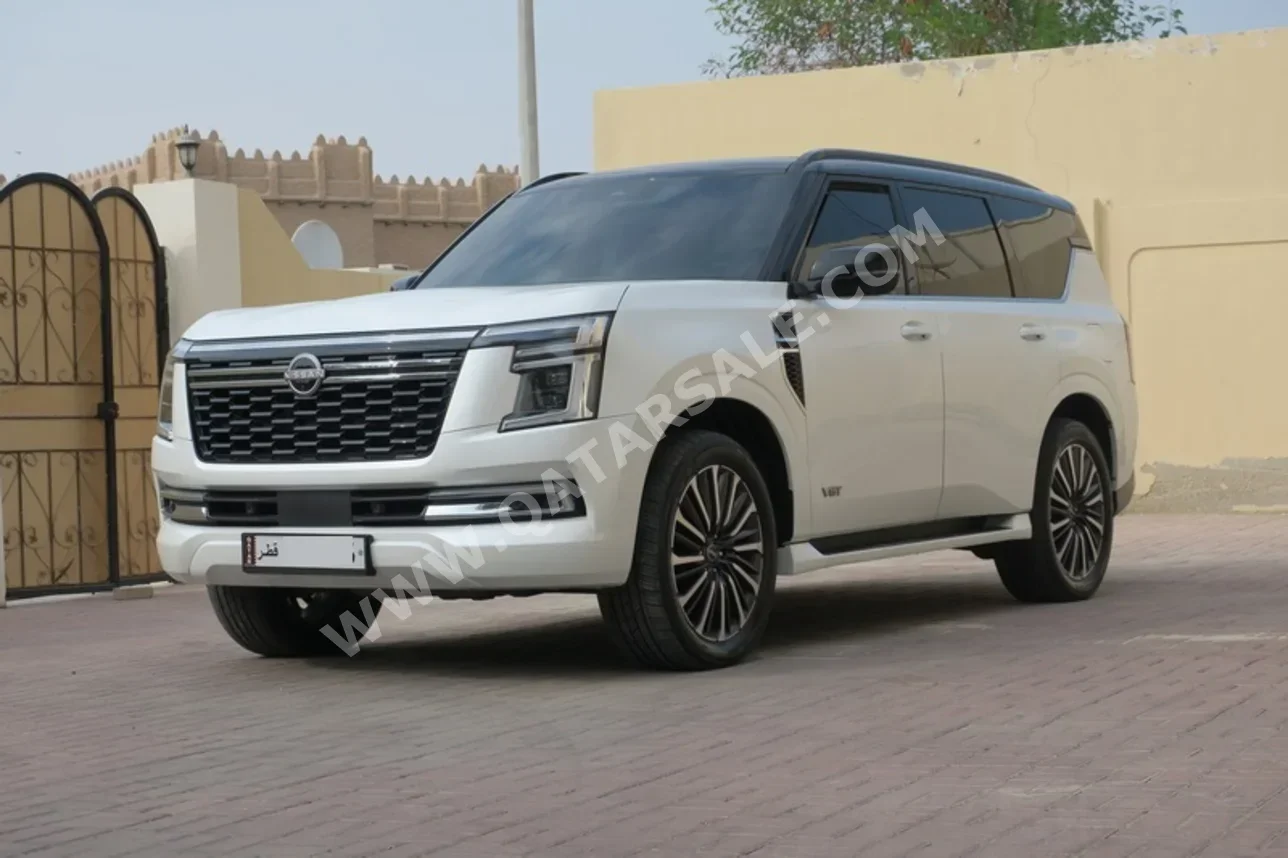 نيسان  باترول  بلاتينيوم تيربو  2025  اوتوماتيك  27,000 كم  6 سلندر  دفع رباعي  اس يو في  أبيض  تحت الضمان