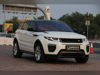 Land Rover  Evoque  2017  Automatic  72,600 Km  4 Cylinder  Four Wheel Drive (4WD)  SUV  White