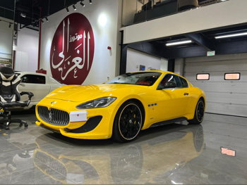 Maserati  GranTurismo  2014  Automatic  98,000 Km  8 Cylinder  Rear Wheel Drive (RWD)  Coupe / Sport  Yellow