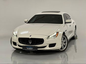 Maserati  Quattroporte  2015  Automatic  79,000 Km  6 Cylinder  Rear Wheel Drive (RWD)  Sedan  White