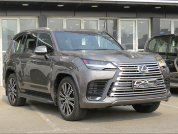 لكزس ال اكس 600 لكجري 2024 اوتوماتيك 46,000 كم 6 سلندر دفع رباعي اس يو في رمادي