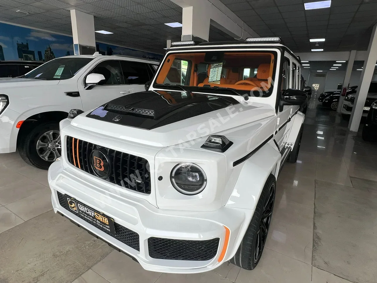 مرسيدس - بنز جي - كلاس 800 برابس 2021 اوتوماتيك 61,000 كم 8 سلندر دفع رباعي اس يو في أبيض