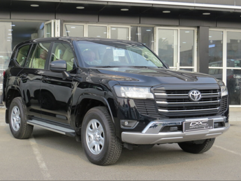 تويوتا  لاند كروزر  جي اكس  2025  اوتوماتيك  0 كم  6 سلندر  دفع رباعي  اس يو في  أسود  تحت الضمان