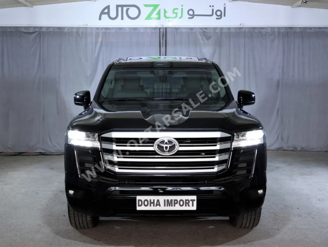 تويوتا لاند كروزر جي اكس ار توين توربو 2024 اوتوماتيك 44,200 كم 6 سلندر دفع رباعي اس يو في أسود تحت الضمان