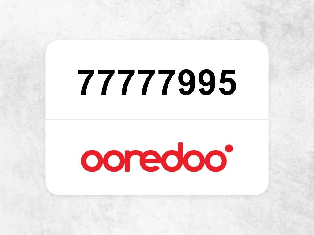 جوال اوريدو  77777995