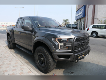 فورد رابتر 2018 اوتوماتيك 124,000 كم 6 سلندر دفع رباعي بيكب رمادي