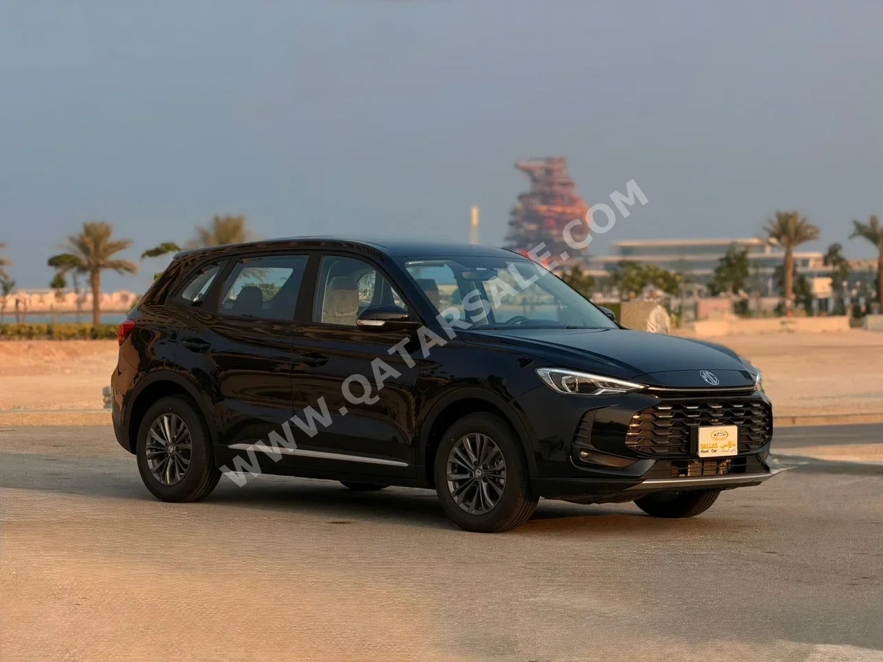 ام جي زد اس إس يو في 4 في 4 أسود 2025