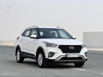 Hyundai  Creta  2019  Automatic  224,000 Km  4 Cylinder  Front Wheel Drive (FWD)  SUV  White