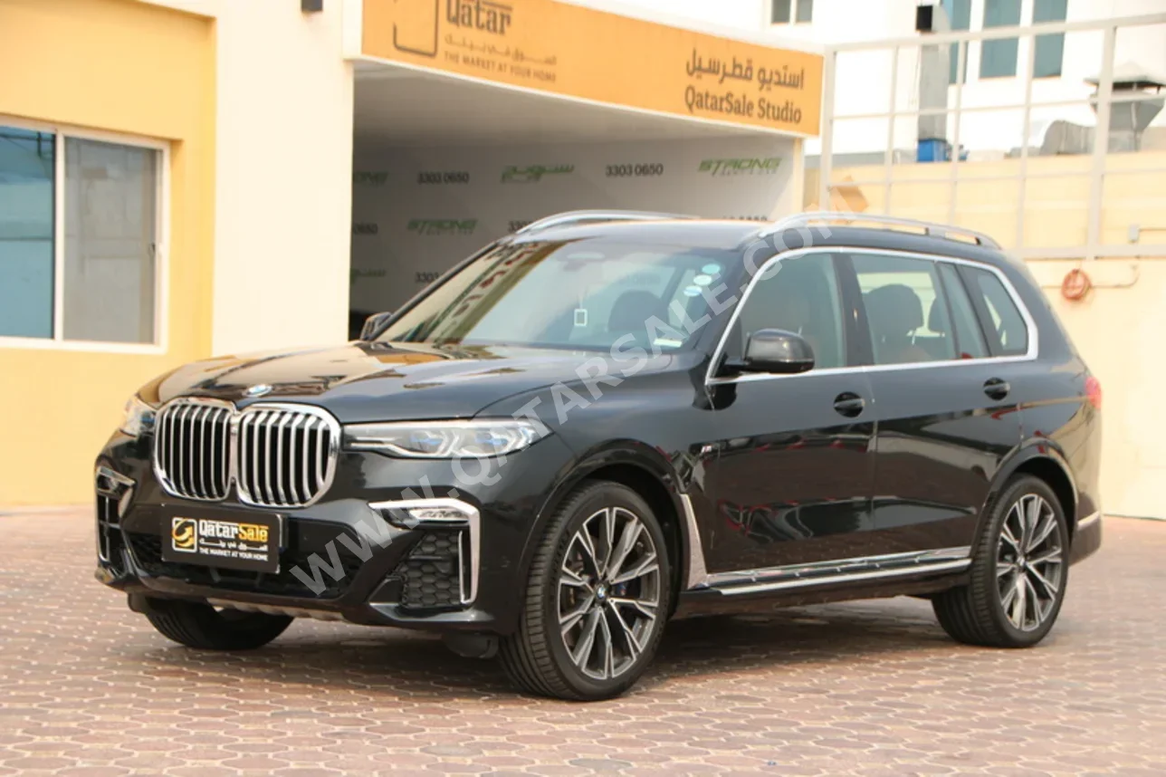 BMW  X-Series  X7 50i  2020  Automatic  75,000 Km  8 Cylinder  Four Wheel Drive (4WD)  SUV  Black  With Warranty