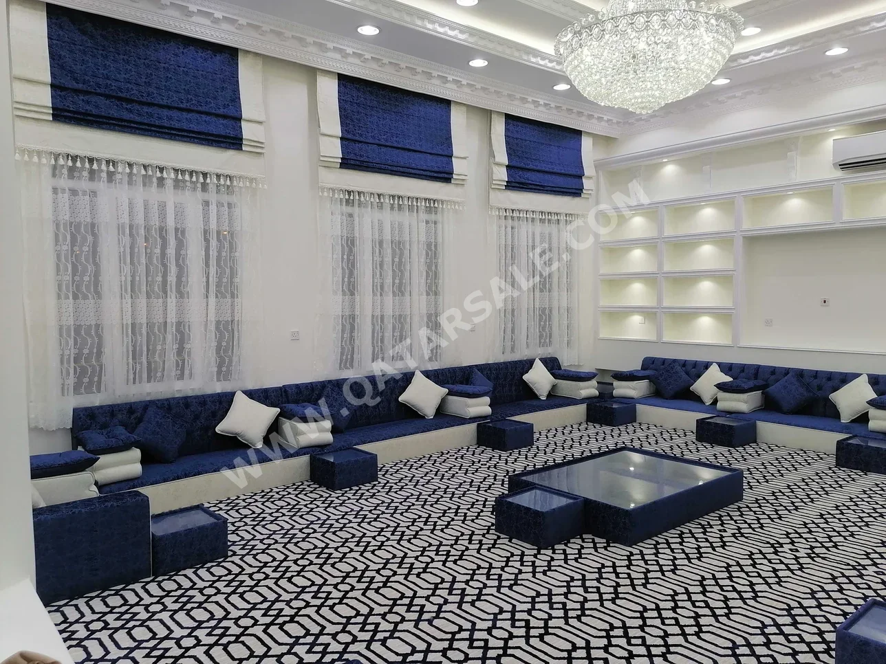 Sofas, Couches & Chairs Corner Sofas  - Velvet  - Blue