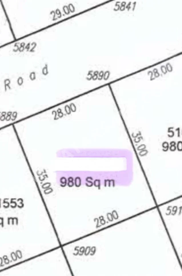 اراضي للبيع في الريان - ازغوى -المساحة 980 متر مربع