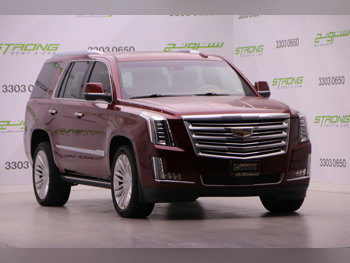 كاديلاك  اسكيليد  بلاتينيوم  2018  اوتوماتيك  88,000 كم  8 سلندر  دفع رباعي  اس يو في  عنابي