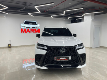 Lexus  LX  600 F Sport  2023  Automatic  120,000 Km  6 Cylinder  All Wheel Drive (AWD)  SUV  White  With Warranty