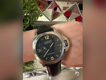 ساعات - بانيراي  - ساعات ميكانيكية  - أسود  - ساعات رجالي