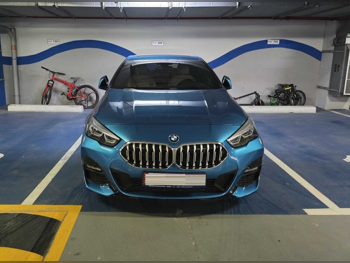 BMW  2-Series  218i  2021  Automatic  42,000 Km  3 Cylinder  Front Wheel Drive (FWD)  Sedan  Blue  With Warranty