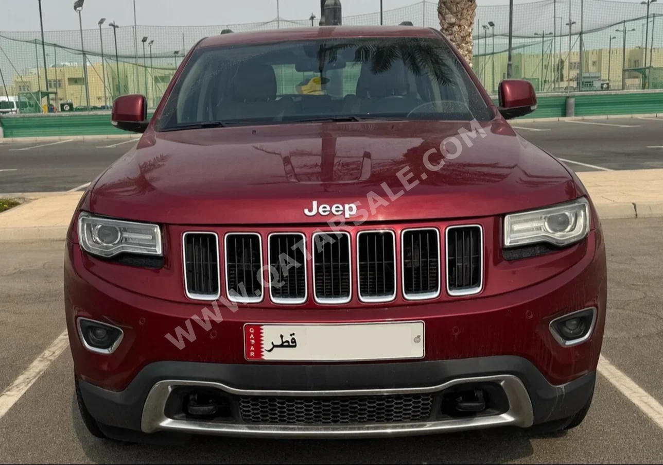 Jeep Grand Cherokee Limited 2015 Automatic 76,000 Km 8 Cylinder Four Wheel Drive (4WD) SUV Red