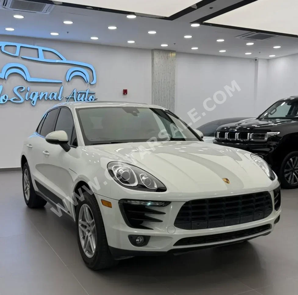 Porsche Macan S 2017 Automatic 54,000 Km 6 Cylinder Four Wheel Drive (4WD) SUV White