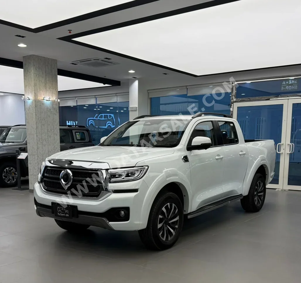 جي دبليو ام  بوير  لاكجري  2026  عادي  0 كم  4 سلندر  دفع رباعي  بيكب  أبيض  تحت الضمان