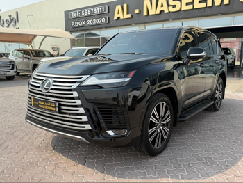 Lexus  LX  600 Luxury  2024  Automatic  37,000 Km  8 Cylinder  Four Wheel Drive (4WD)  SUV  Black  With Warranty