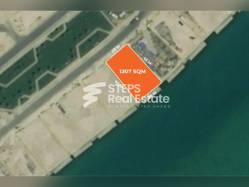 اراضي للبيع في الدوحة  - اللؤلؤة  -المساحة 1,207 متر مربع