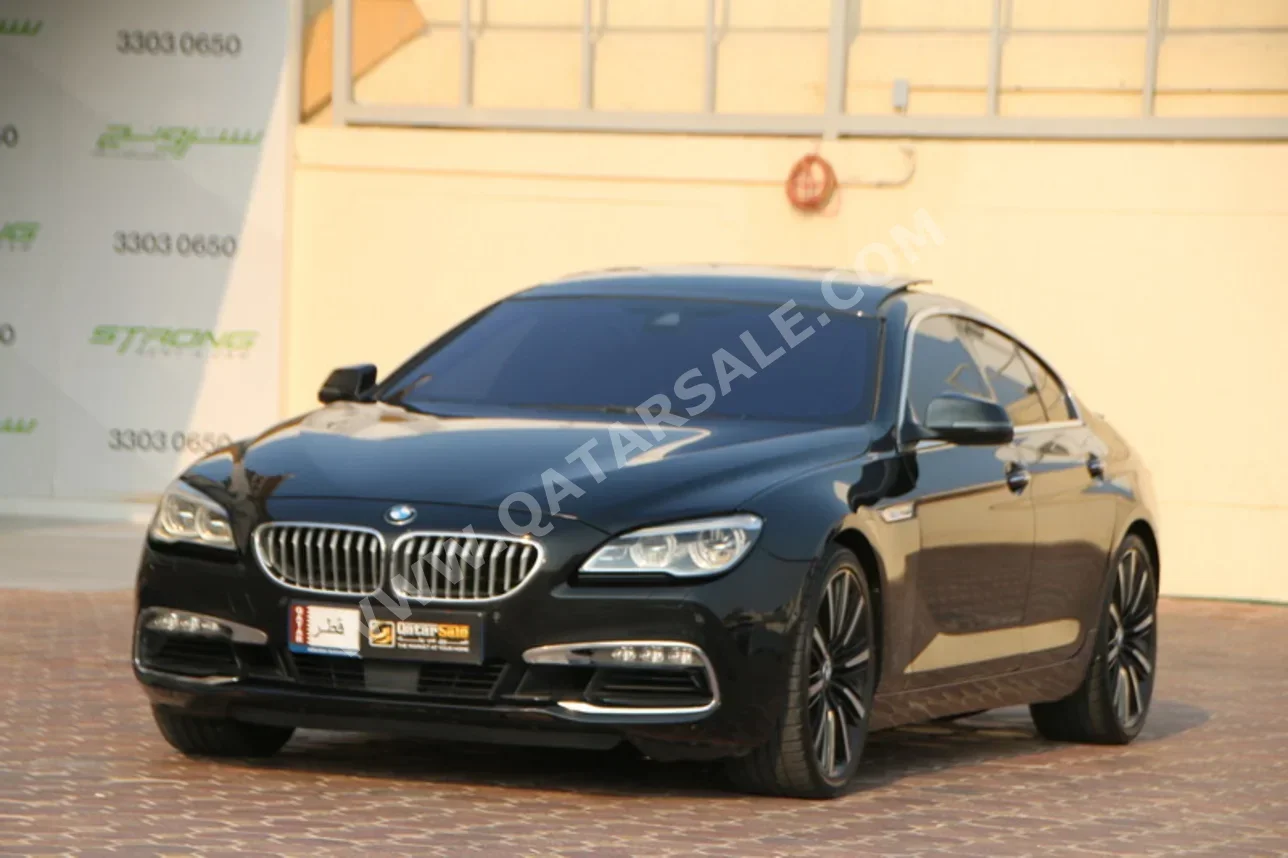 BMW 6-Series 650i 2016 Automatic 97,000 Km 8 Cylinder Rear Wheel Drive (RWD) Sedan Black With Warranty