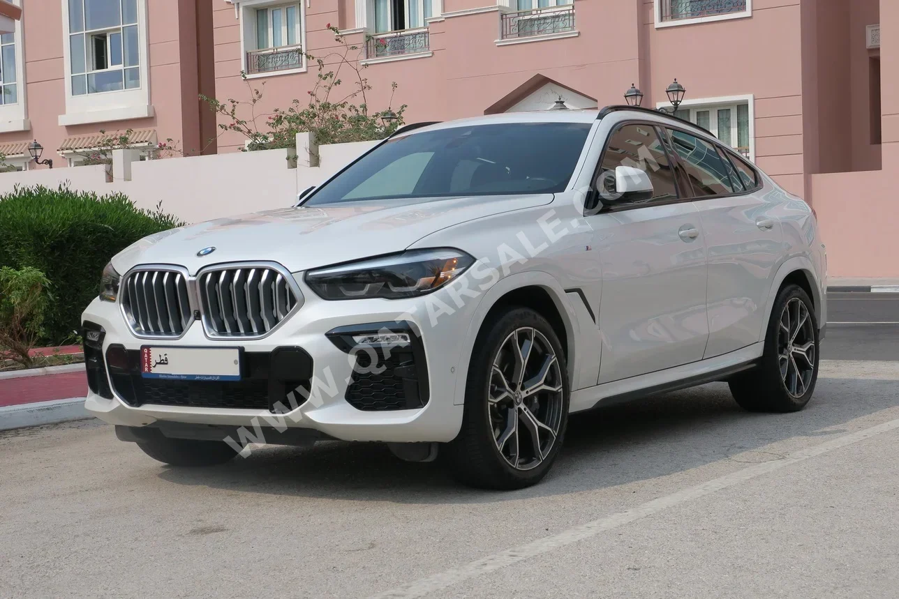 BMW X-Series X6 40i 2020 Automatic 60,000 Km 6 Cylinder Four Wheel Drive (4WD) SUV White