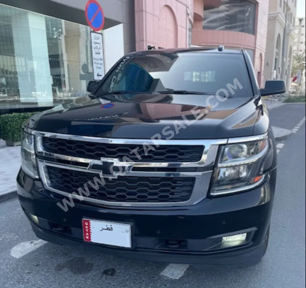 شفروليه تاهو ال تي بريميوم 2015 اوتوماتيك 183,500 كم 8 سلندر دفع رباعي اس يو في أسود
