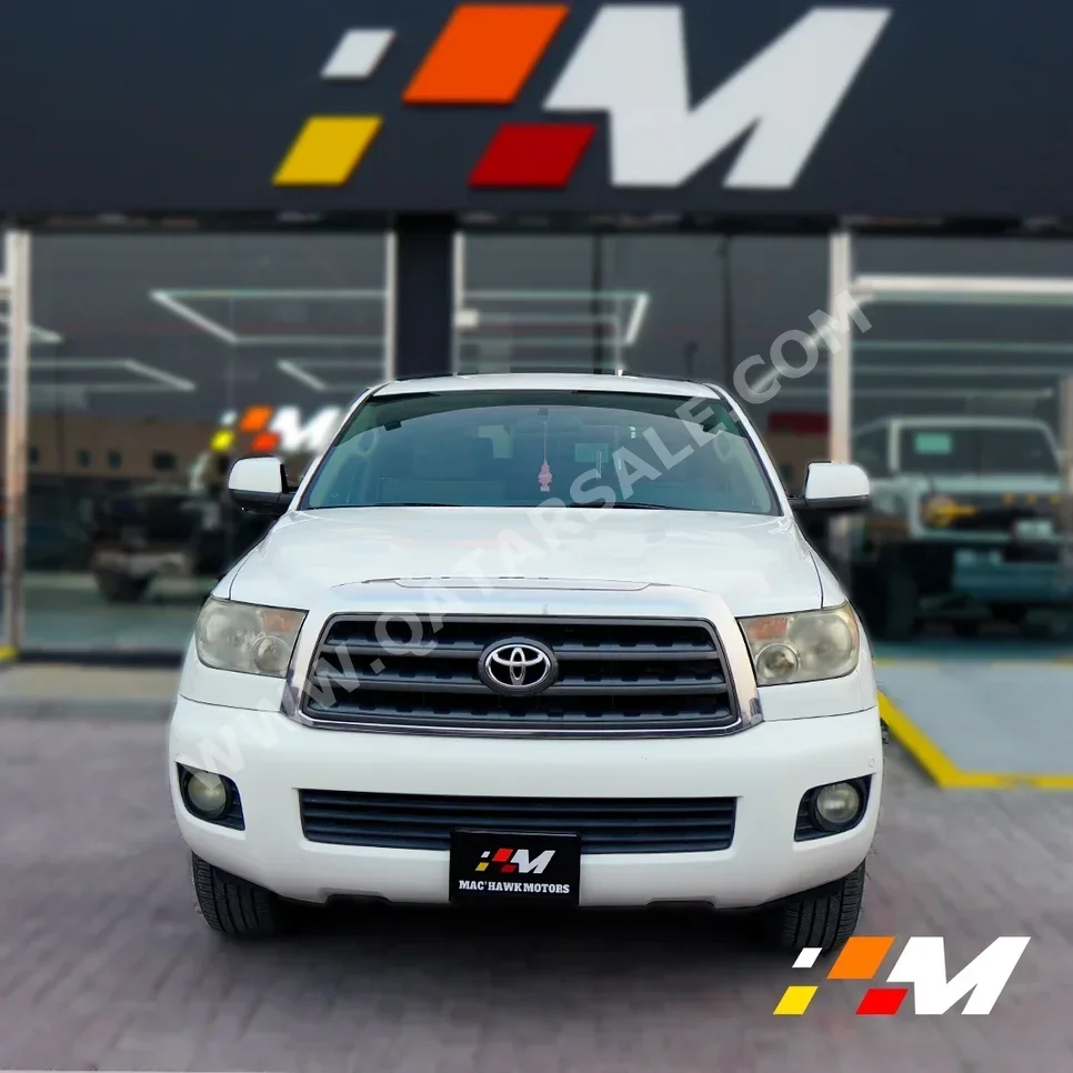 تويوتا  سكويا  اس ار 5  2012  اوتوماتيك  404,000 كم  8 سلندر  دفع رباعي  اس يو في  أبيض