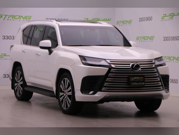Lexus  LX  600  2024  Automatic  47,000 Km  6 Cylinder  Four Wheel Drive (4WD)  SUV  White  With Warranty