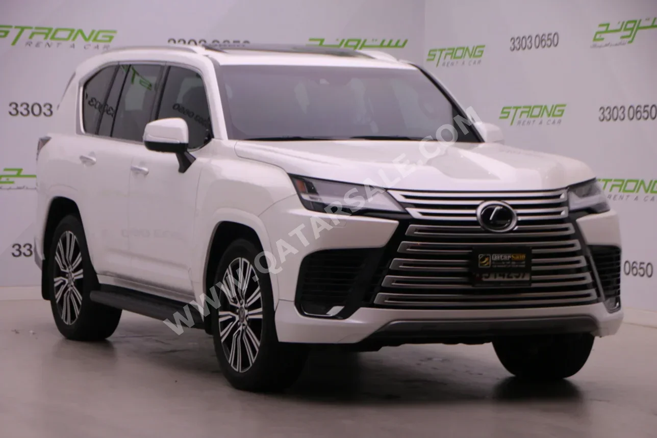 Lexus  LX  600  2024  Automatic  47,000 Km  6 Cylinder  Four Wheel Drive (4WD)  SUV  White  With Warranty