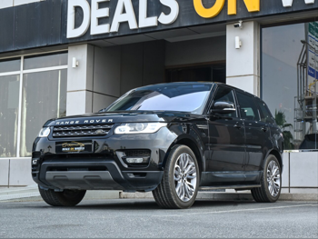 Land Rover  Range Rover  Sport  2017  Automatic  39,000 Km  6 Cylinder  Four Wheel Drive (4WD)  SUV  Black