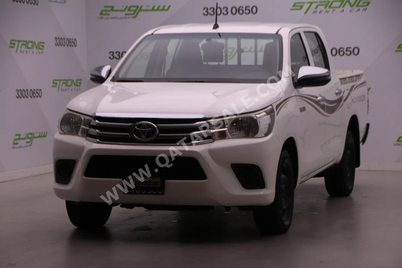 تويوتا  هاي لوكس  2019  عادي  107,000 كم  4 سلندر  دفع خلفي  بيكب  أبيض