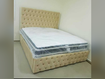 Beds - King - Yellow - Mattress Included - With Bedside Table