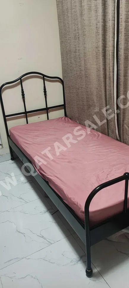 Beds - IKEA - Single - Black