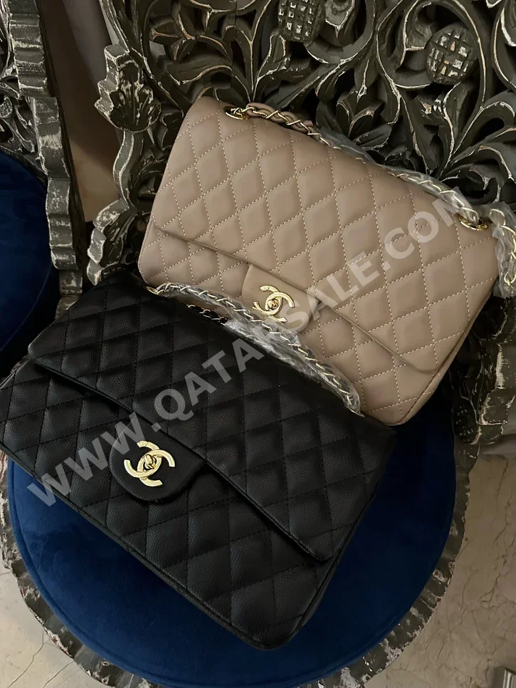 Purses - Chanel - Black - Faux Leather - For Women