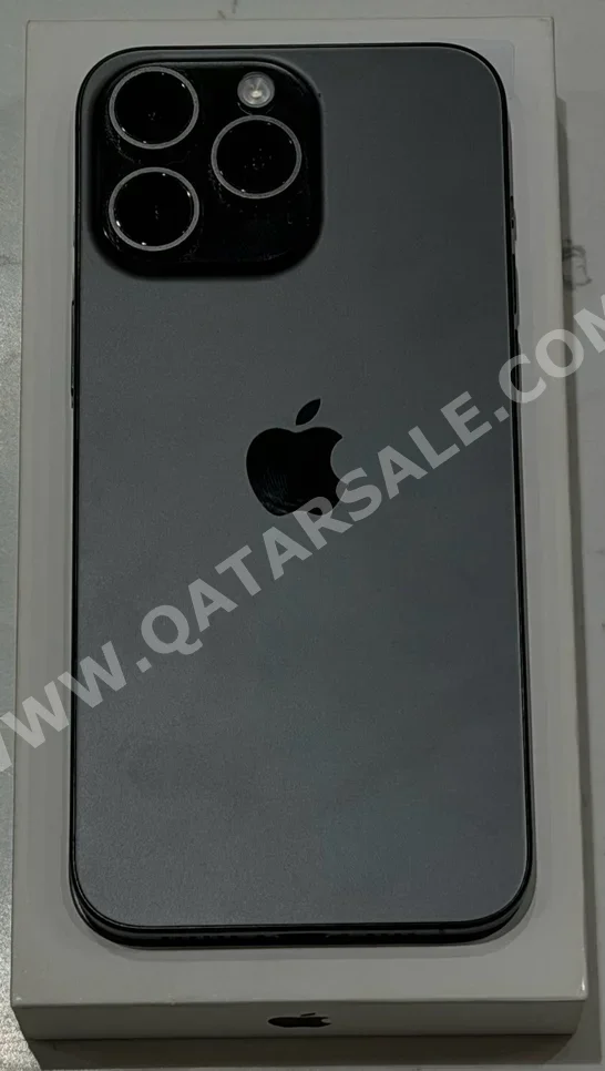 Mobile Phones Apple - iPhone 15 - Pro Max - Black - 256 GB