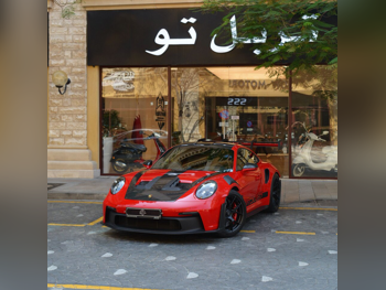 بورش  911  جي تي 3 ار اس - وايساخ باكج  2024  اوتوماتيك  4,400 كم  6 سلندر  دفع خلفي  كوبيه \ سبورت  أحمر  تحت الضمان