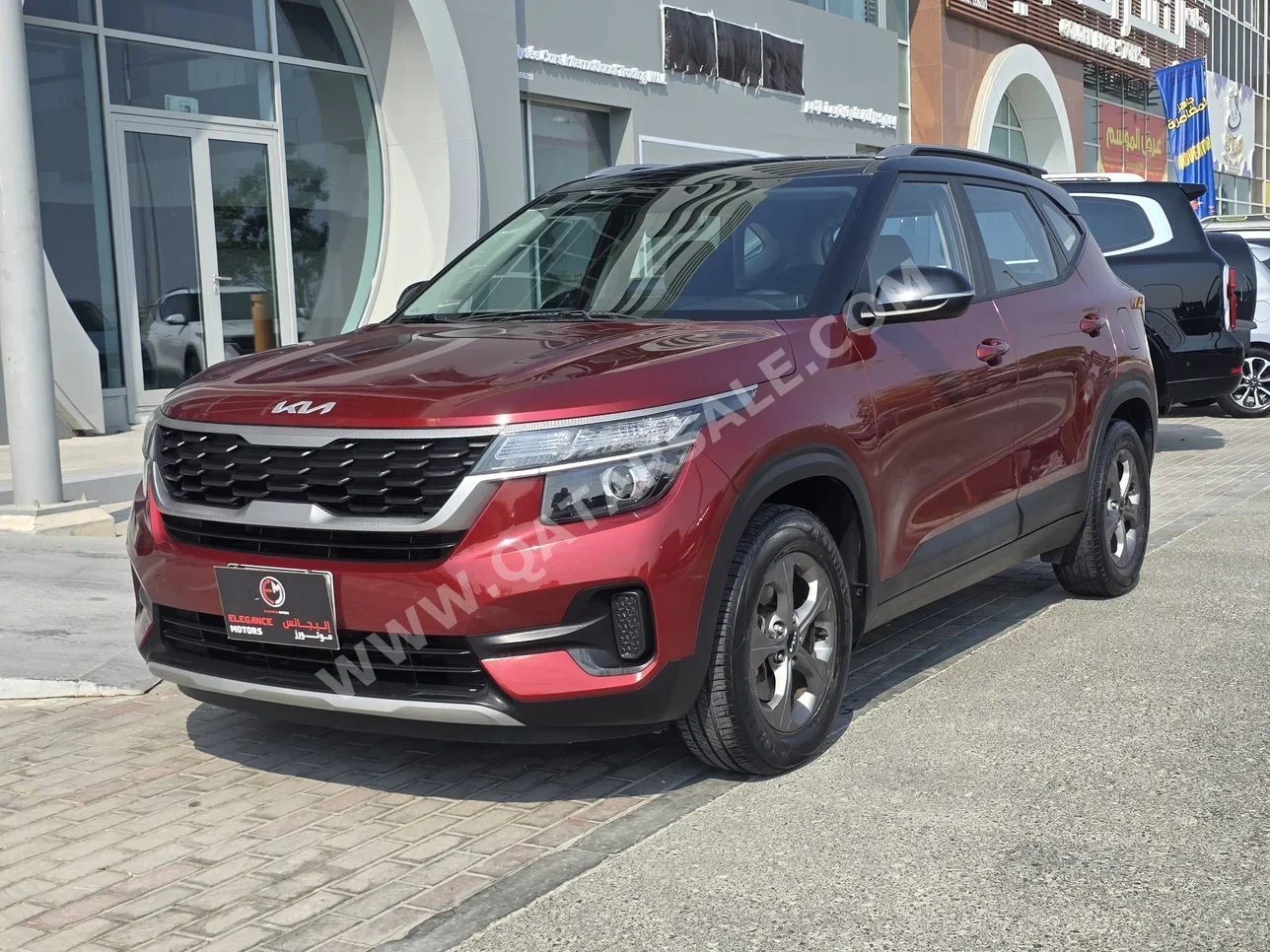 Kia Seltos 2022 Automatic 90,350 Km 4 Cylinder Rear Wheel Drive (RWD) SUV Black and Red With Warranty